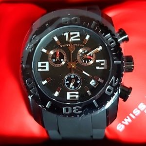 Swiss Legend Men's Watch Commander Rubber Band